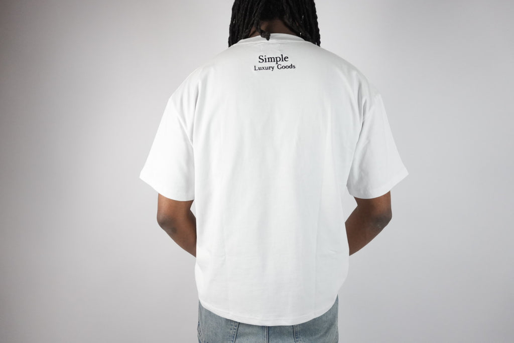 Heavyweight Drop Shoulder T-Shirt (White)