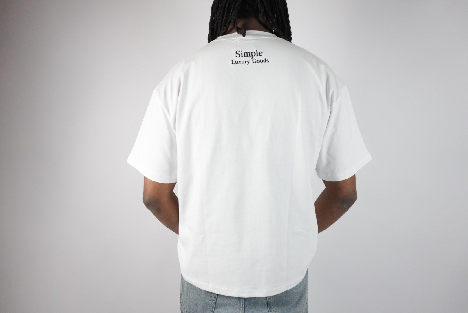 Heavyweight Drop Shoulder T-Shirt (White)