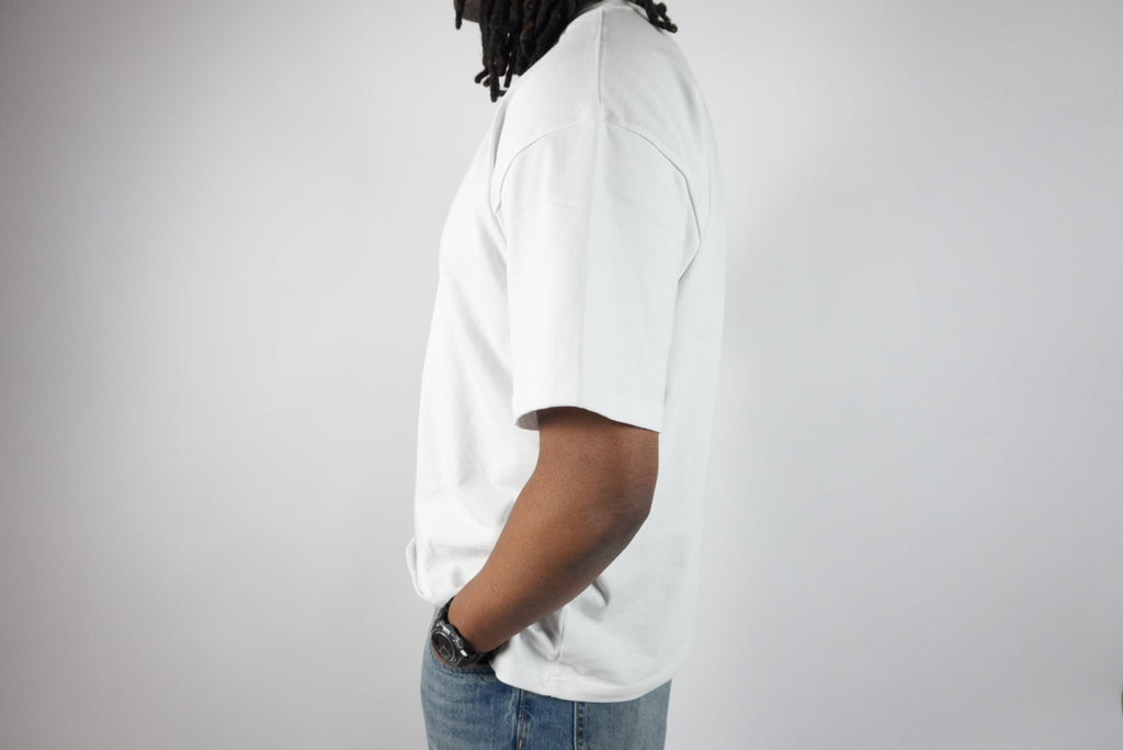 Heavyweight Drop Shoulder T-Shirt (White)