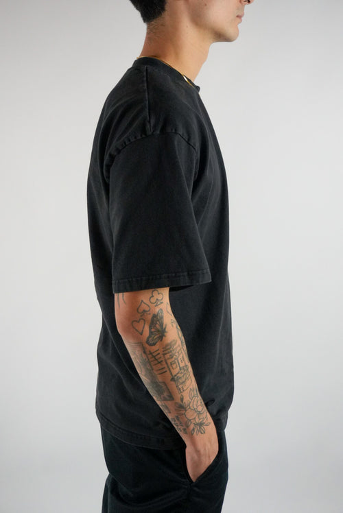 Heavyweight Drop Shoulder T-Shirt (Black)