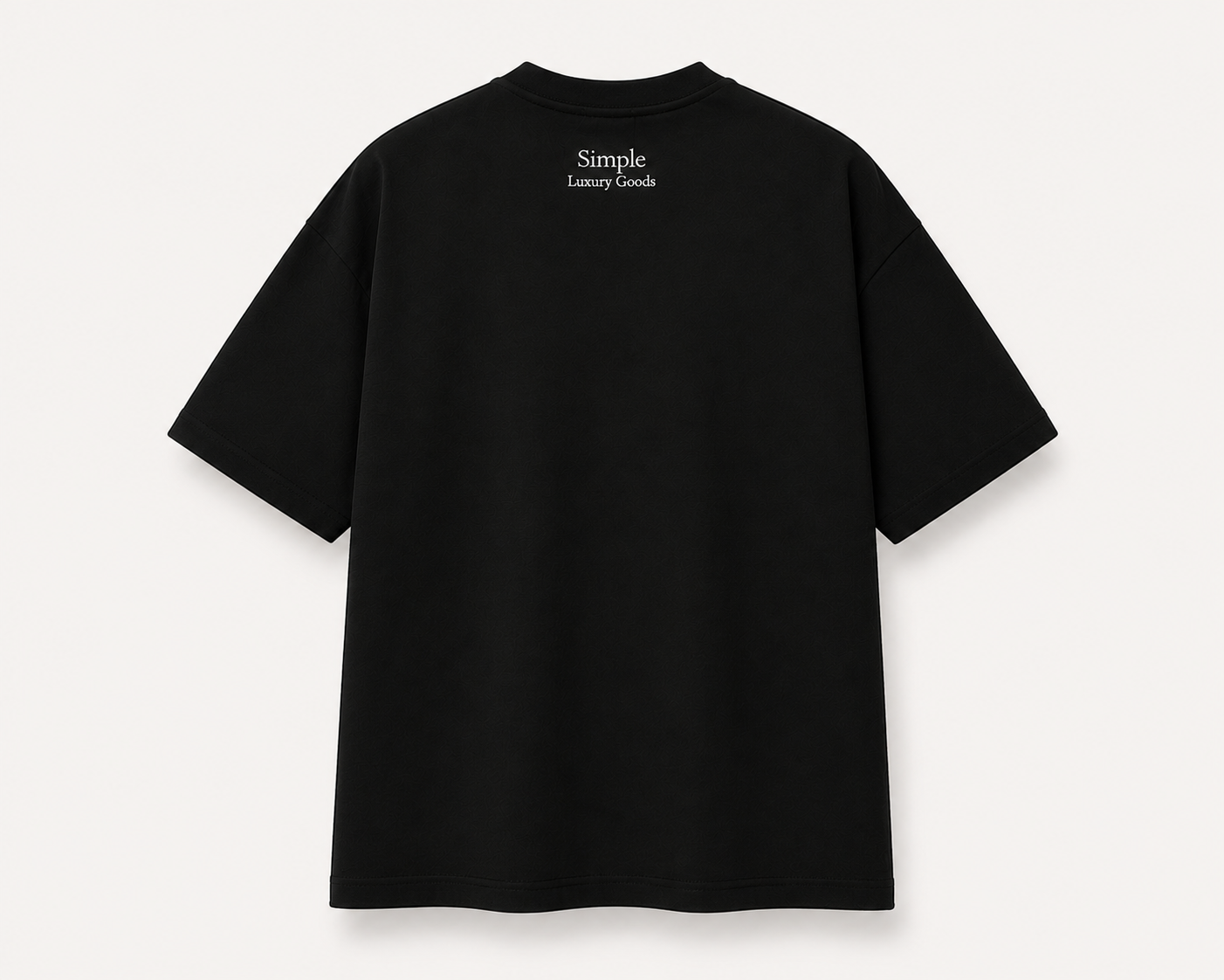 Heavyweight Drop Shoulder T-Shirt  - Black